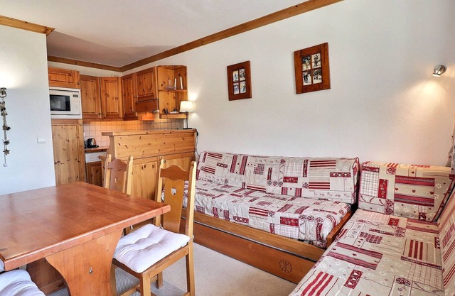 Charming 1BR 4 pers. - Méribel, balcony, Wi-Fi, non-smoking