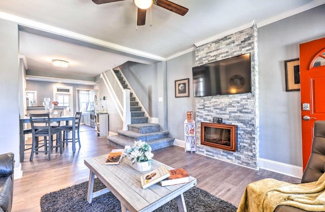 Charming Baltimore Home with Deck and Fire Pit!