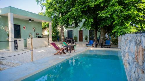 Charming colonial-style room in the heart of Valladolid