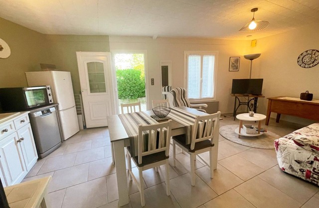 Charming cottage in Montbazon with terrace, garden, and parking
