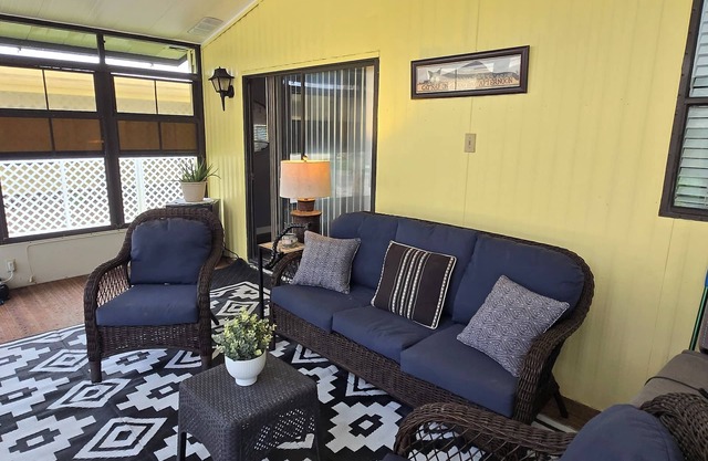 Charming home gated 55 and up resort style community, in tranquil Fort Myers.