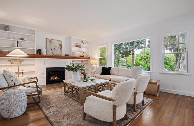 Charming SB Home with Spacious Living, Office & Luxurious Lap Pool with Hot Tub