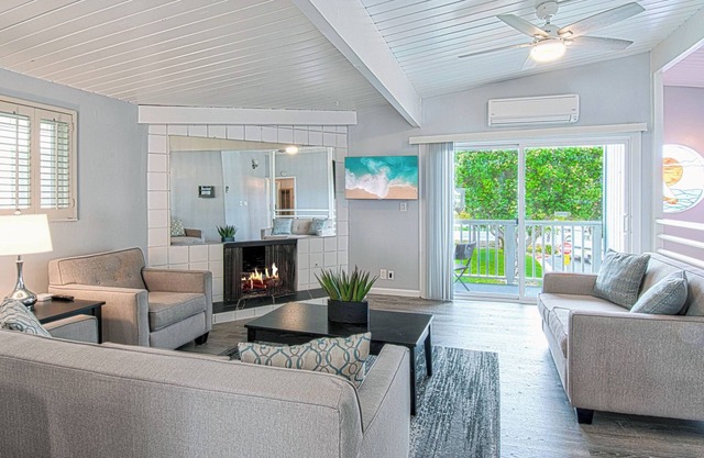 Charming single family home located just one house off the beach.