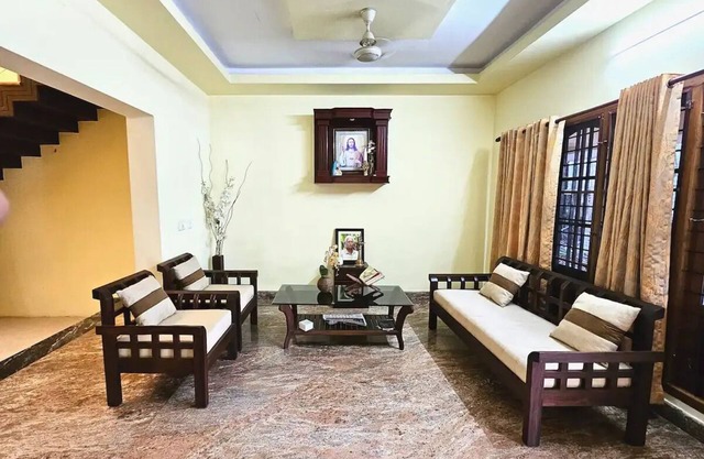 Cherai Vacation Home with AC Bedrooms
