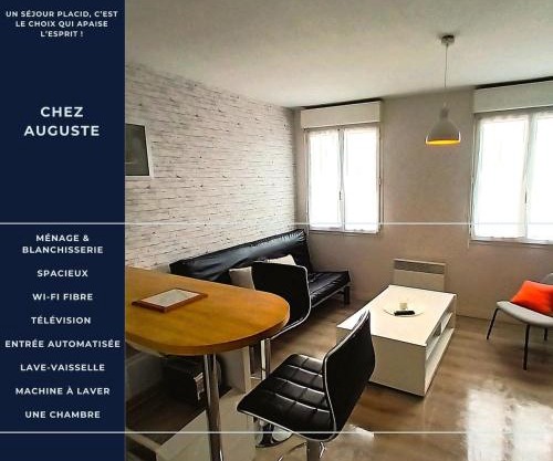 Chez Auguste - T2 spacieux - wifi - tv