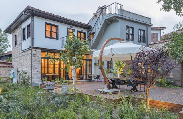 Chic Stone House with Lush Garden Faced to Scenic Historical Ramparts