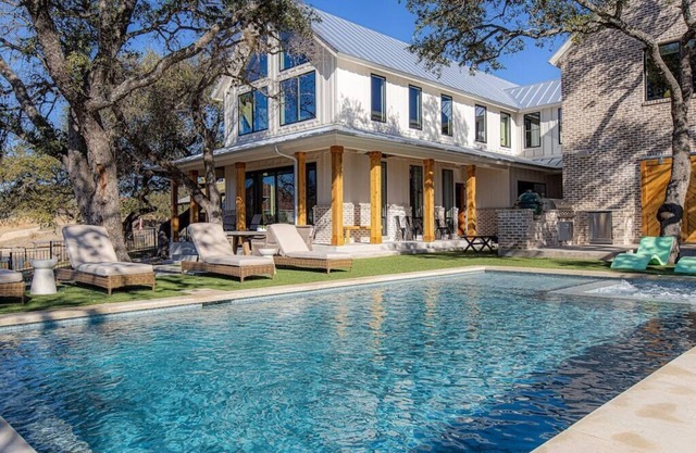 Chic Waterfront Farmhouse + Pool + Game Room - Fun!