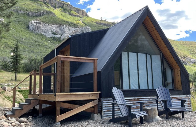 Cliff Side Cabin; Modern A Frame, Amazing Views! Just outside of Durango.