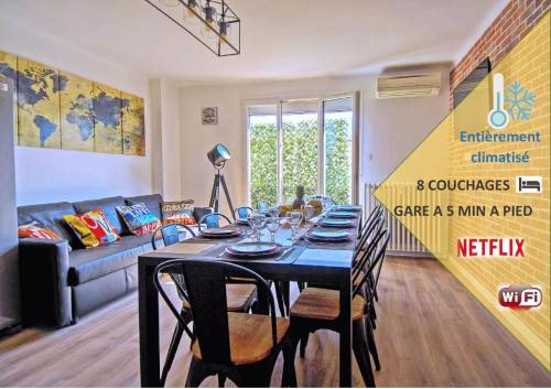 Climatisé Gare StCHARLES 4 chambres Grand Balcon/experience-immo