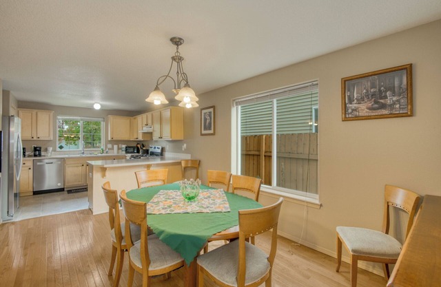 Close to downtown, with garage, fenced backyard