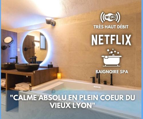 Cocoon du vieux Lyon - Luxury apartment - Balneo