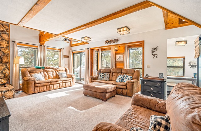Comfortable Dog-Friendly Home within Walking Distance of Lake - Wooded Setting