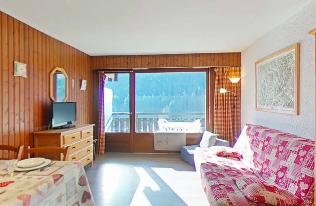 Comfortable studio with parking in Grand Bornand