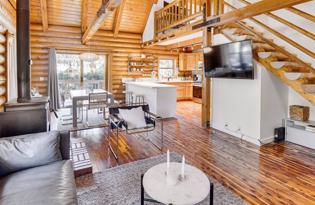 Community Pool: Modern Cabin in Pine Mountain Club