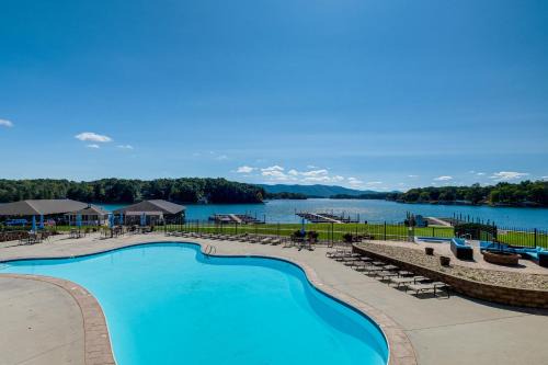 Community Pools and Beach Smith Mountain Lake Condo