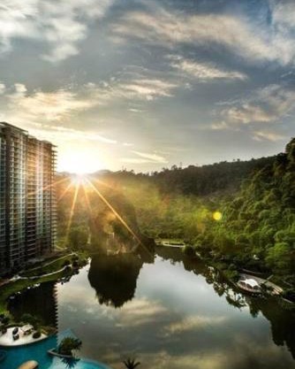 Condo with private garden at Ipoh