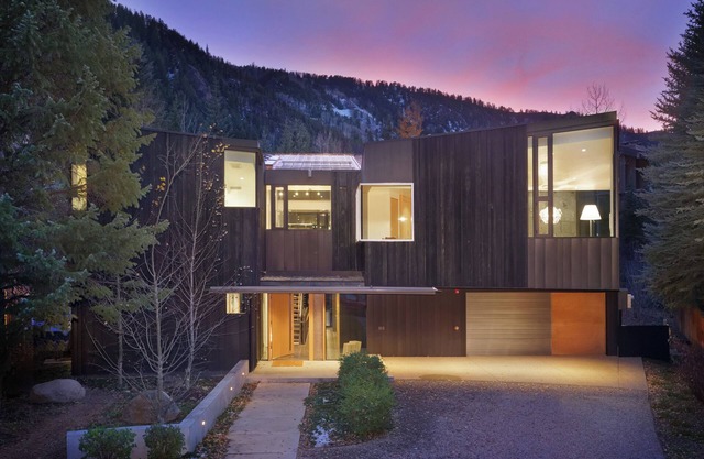 Contemporary 5 bedroom SFH home in Aspen core. Luxury, high end finishes.