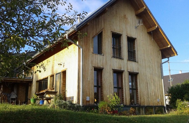 contemporary house, regional park of Chartreuse