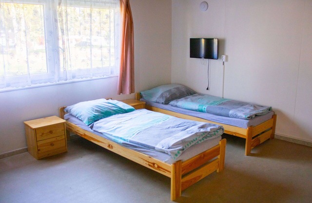 Cosy apartment in villa for 12 guests with WIFI, TV, patio, pets allowed and parking