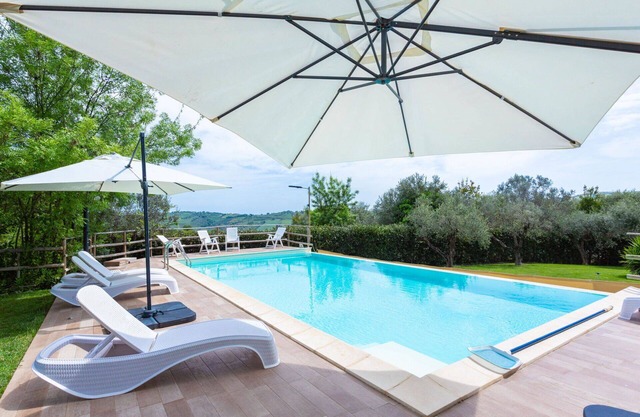 Cosy apartment in villa for 6 people with pool, WIFI, TV and terrace