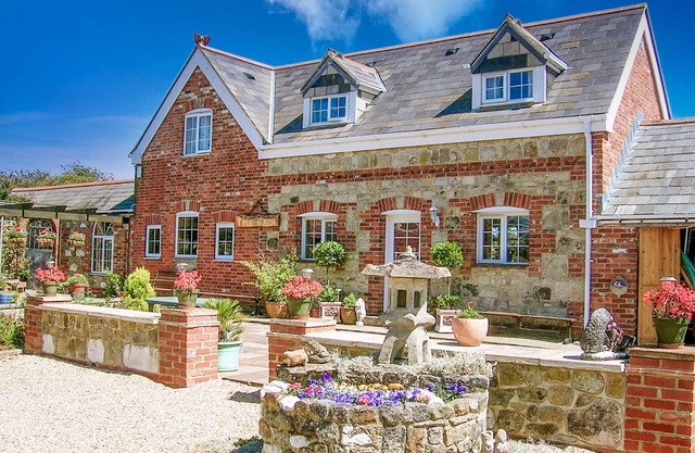 Cosy converted barn in rural location with views of the surrounding countryside.