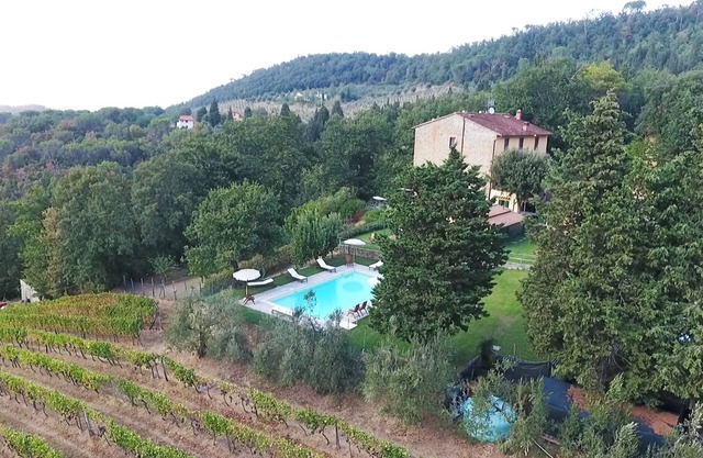 Cosy flat in farmhouse in the hills close to Florence. Ideal place for relaxing.