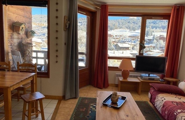 Cosy studio with private parking in Les Gets