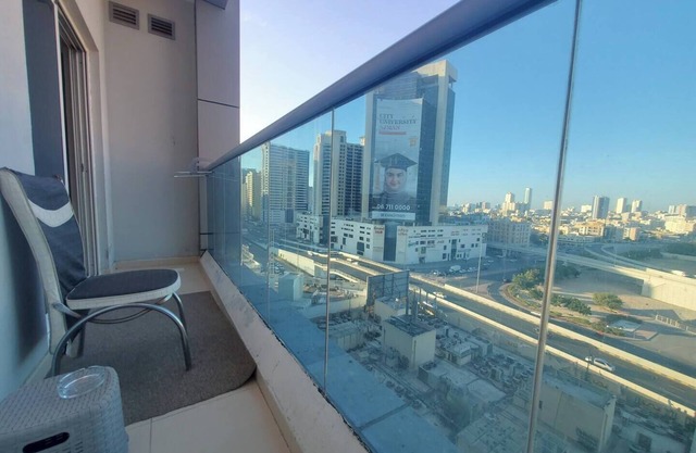 Cozy apartment in Ajman with big balcony, WiFi, AC