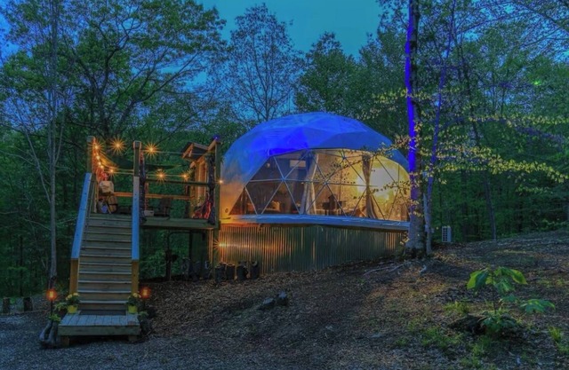 Cozy geosdesic dome near The Channels hiking trail