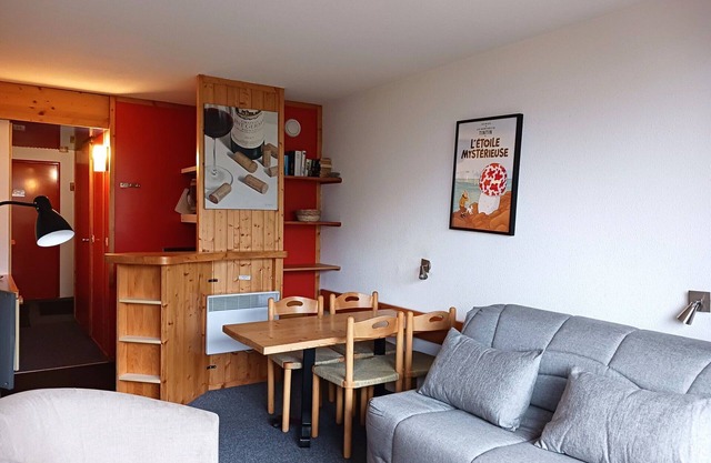 Cozy studio for 4 near the slopes in Arc 2000