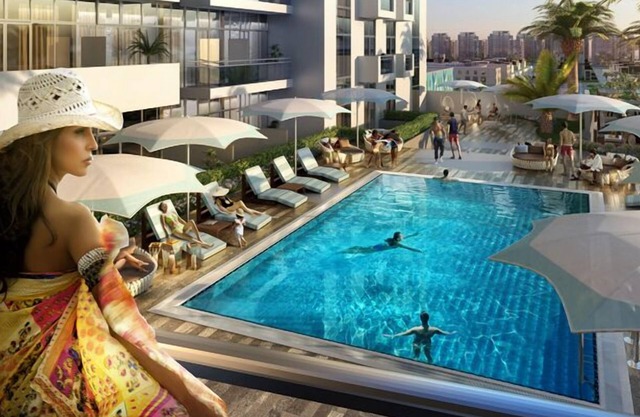 Cozy Studio in front of UAE Ex. metro - BRC