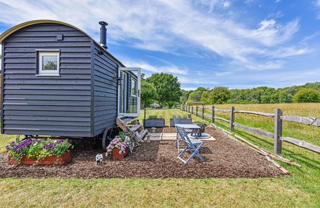 Crabden Shepherd Hut - Blendworth - sleeps 2 guests in 1 bedroom