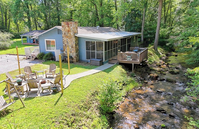 Creekside Chill - By Chatuge Home Concierge firepit, dog friendly, Creek, fishing