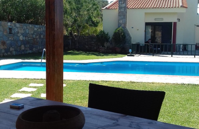 Crete-Lassithi- Seaside village Milatos villa up to 15 people, swimming pool