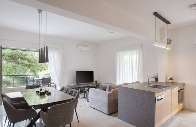 Dazzling Athens Apartment | Modern Zen Apartment | 1 Bedroom | Private Balcony.