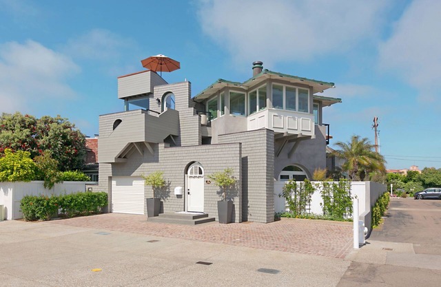 Del Mar Beach House, Gated, Secluded, Pristine. Adjacent to the Beach.