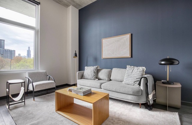 Deluxe West Loop 1BR w/Rooftop, Gym & Grills, nr Park, by Blueground