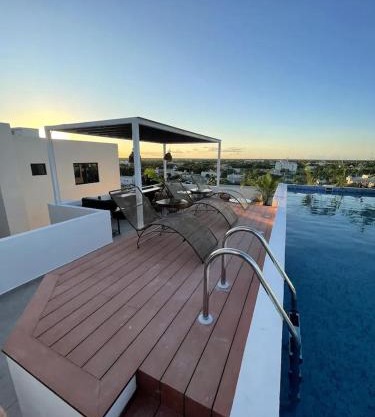 Depa 2BR con vista piscina y gym