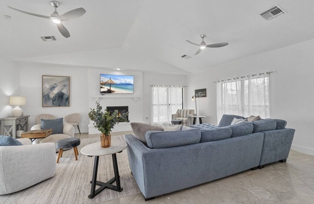 DolphINN View Getaway - Bayfront Escape w/ Pool, Dock & 8-Min Walk to Beach