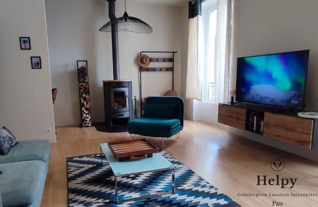 Duplex-4 pers-Clim-Stat gratuit-5mn Centre ville