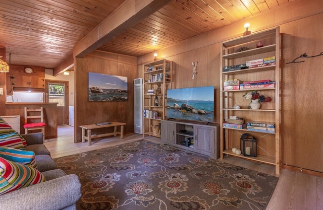 Economical Kings Beach Cabin with Garage - Walk to Beach “The Raccoon Shanty”