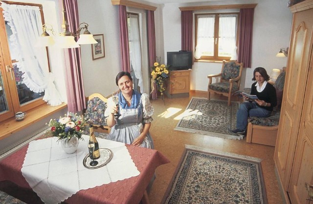 Ein-Raum-Ferienwohnung (6) 28qm, Dusche/WC, Küchenzeile, Balkon