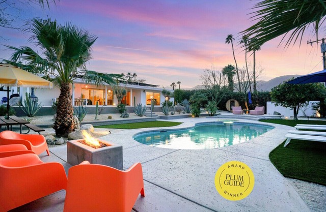 El Paseo: Mid-Century Modern, Heated Pool, Firepit