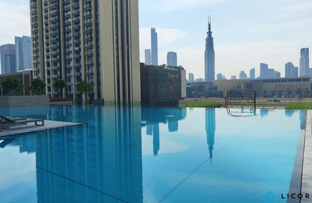 Elegant 1 BR Downtown with Burj View next to Dubai Mall in Downtown Views ll