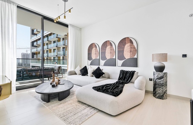 Elegant 2BR with Private Pool on Balcony and Gym Access