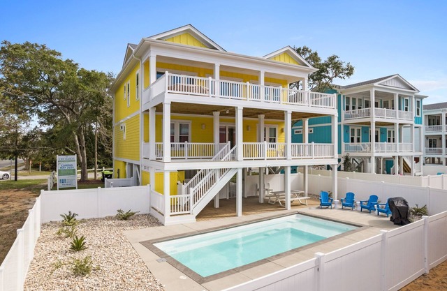 Elegant 6-Bedroom Custom Home with Private Heated Pool, Easy Beach Access