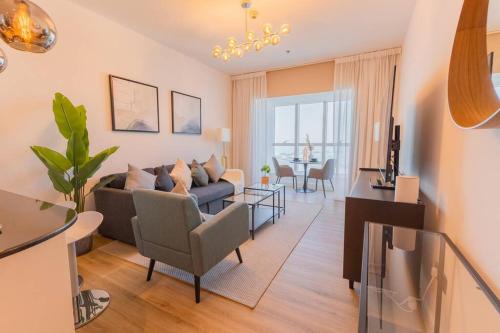 Elite Residence - Modern 1BR Apartment with Full Sea View