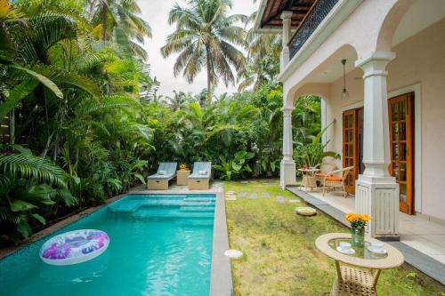 ELIVAAS 4 BHK with Pvt Pool near Baga - Celest