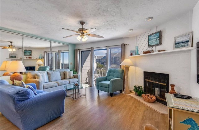 ENJOY GULF VIEWS from all three decks of this two bedroom townhome.