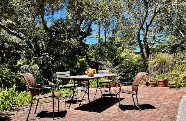 Enjoy this artist's cottage with a large garden in Carmel-by-the-Sea.